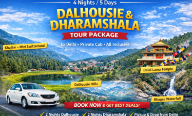 🌄 4 Nights / 5 Days Dalhousie & Dharamshala Tour Package